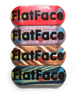 FlatFace G16 Deck - Spot Color Transparent - 33.6mm Real Wear
